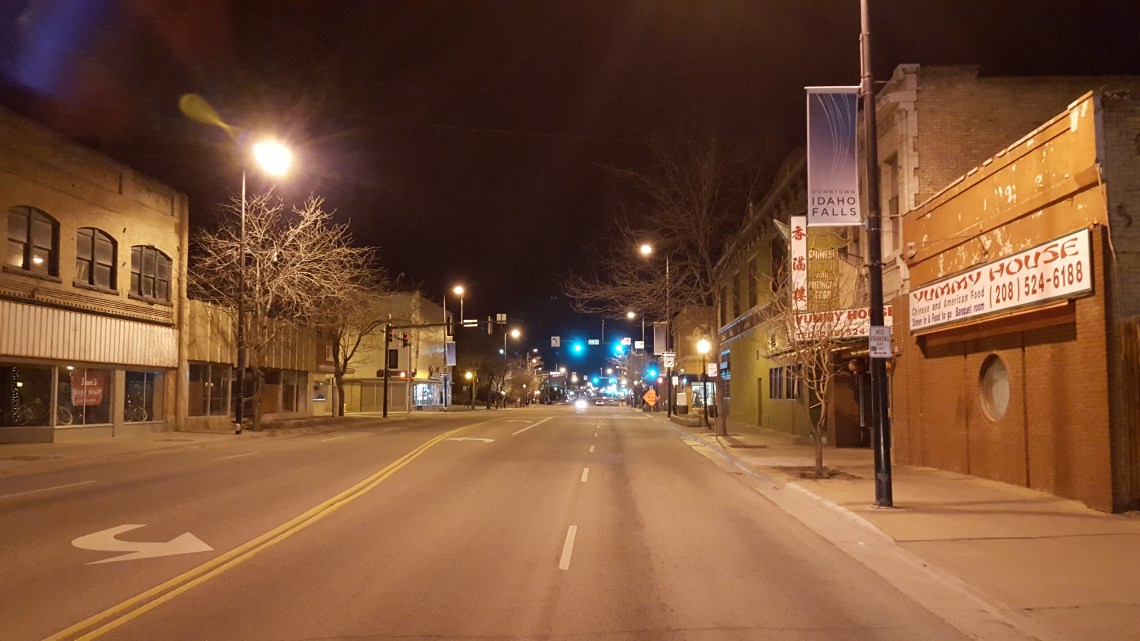 Idaho Falls night time 16.03.16