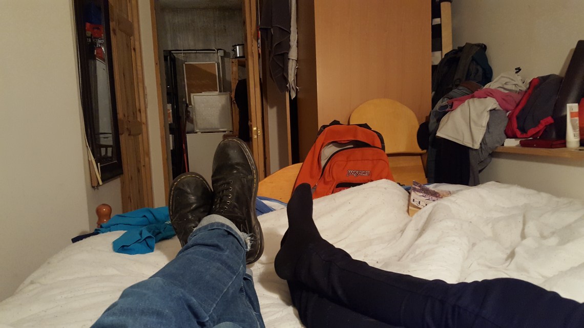 View from the bedroom Chamois D'or march 2017