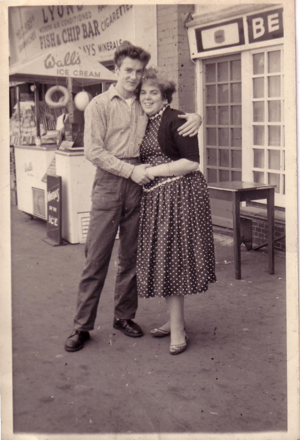 13) Mum &amp; Dad, Brighton, 1957