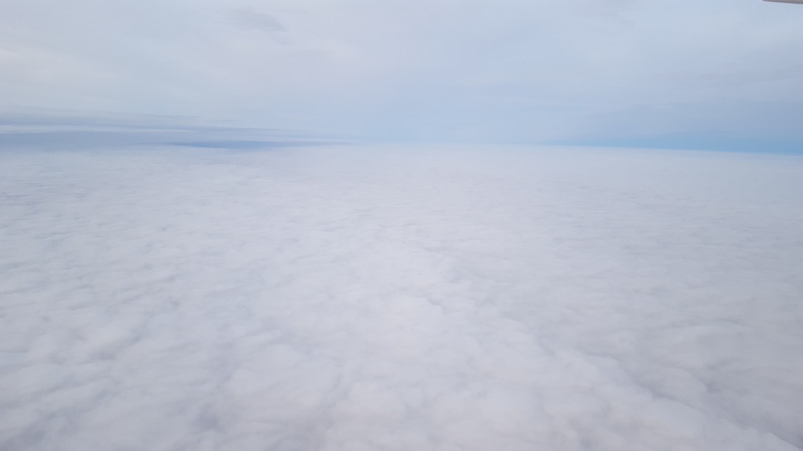 Above the clouds
